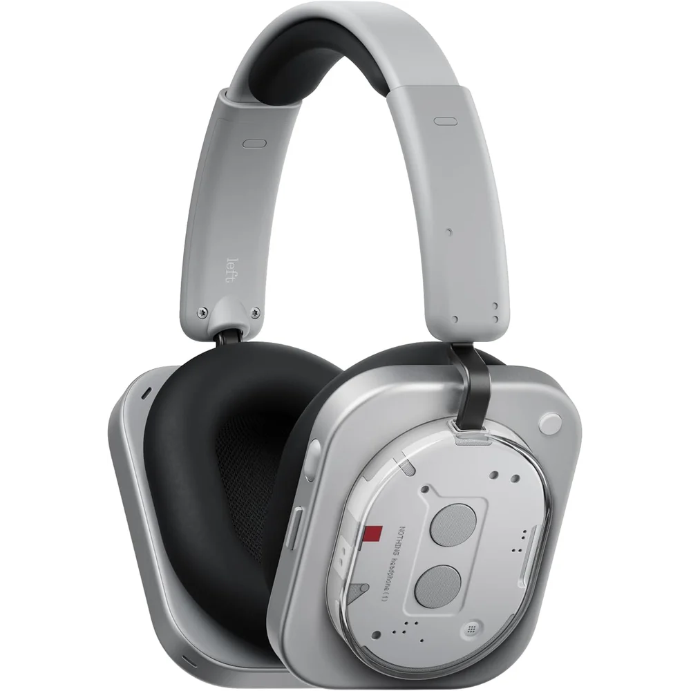 CMF Nothing Headphone 1, Hybrid Active Noise Cancelling, Wireless Over-Ear, 80Hrs Playtime, Hi-Res Audio, KEF-Tuned, Spatial Sound, White 1 CMF Nothing Headphone 1, Hybrid Active Noise Cancelling, Wireless Over-Ear, 80Hrs Playtime, Hi-Res Audio, KEF-Tuned, Spatial Sound, White