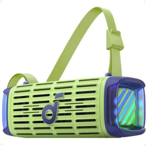 Soundcore Boom 3i 50W Portable Outdoor Speaker, IP68 Waterproof, Saltwater-Resistant, Floating Playback, BassUp 2.0, Bluetooth 5.3, 16H, Jungle Green