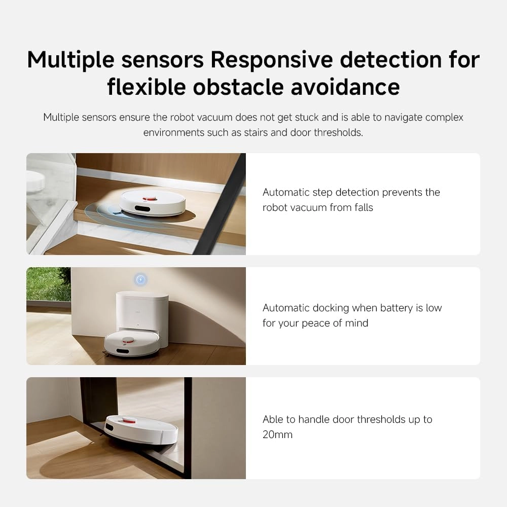 Xiaomi Robot Vacuum H40 – Smart 2-in-1 Vacuum and Mop with Powerful Suction, Auto Docking, and Intelligent Room Mapping for Deep Home Cleaning 10 Xiaomi Robot Vacuum H40 – Smart 2-in-1 Vacuum and Mop with Powerful Suction, Auto Docking, and Intelligent Room Mapping for Deep Home Cleaning - Image 10