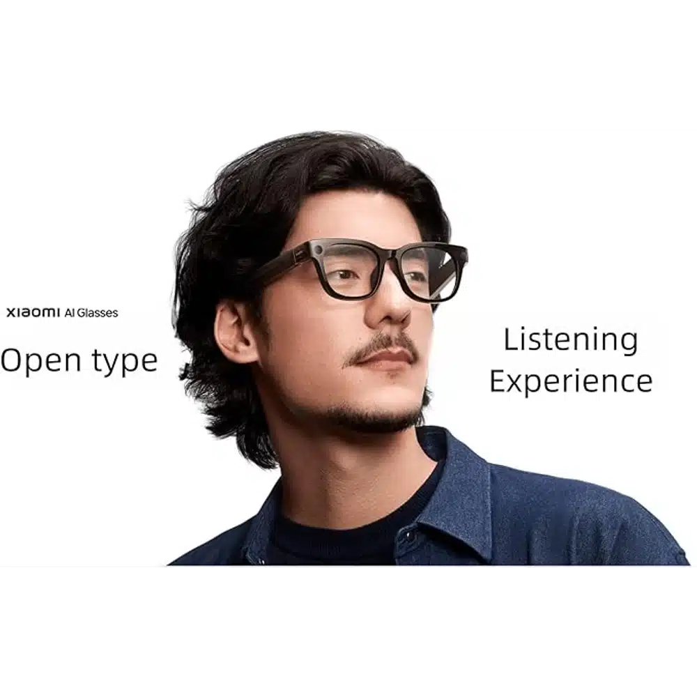 Xiaomi AI Glasses, Titanium Alloy Smart Wearable with Voice AI, 40g Lightweight Design & Smart Notifications, Black 5 Xiaomi AI Glasses, Titanium Alloy Smart Wearable with Voice AI, 40g Lightweight Design & Smart Notifications, Black - Image 5
