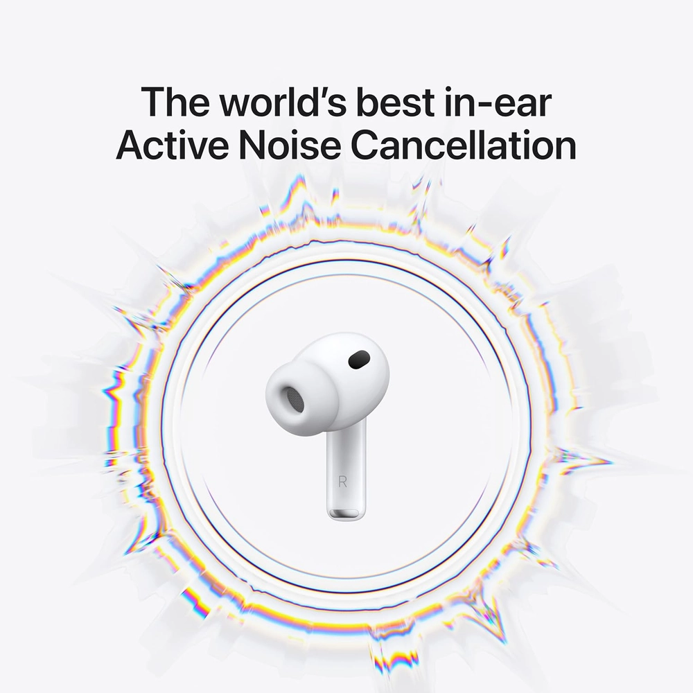 Apple AirPods Pro 3, Wireless Earbuds with Live Translation, Heart Rate Sensor & Hearing Aid Features, Active Noise Cancellation 3 Apple AirPods Pro 3, Wireless Earbuds with Live Translation, Heart Rate Sensor & Hearing Aid Features, Active Noise Cancellation - Image 3