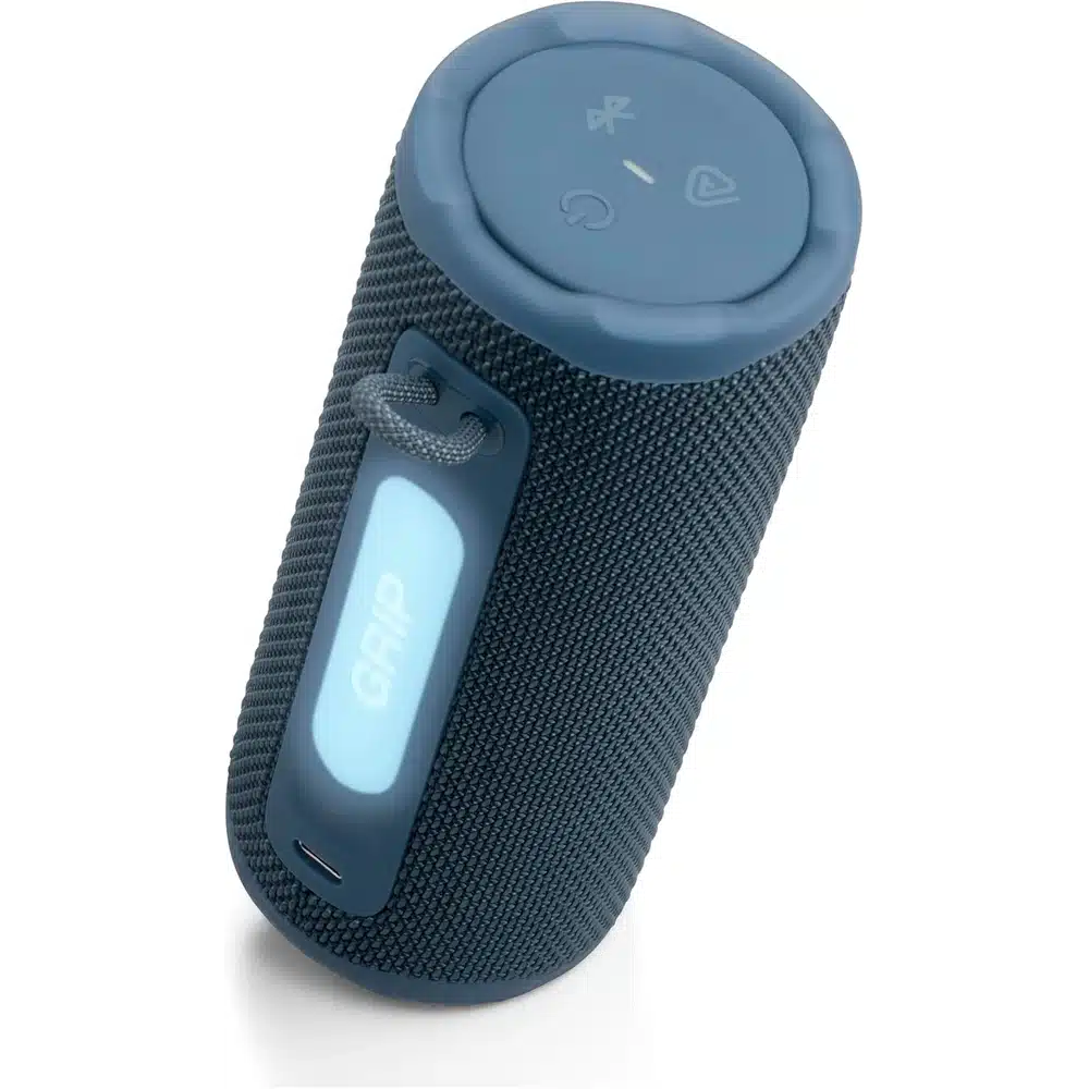 JBL Grip Compact Bluetooth Speaker with Ambient Light, IP68 Waterproof & Drop-Proof Design, Up to 14H Playtime, Blue 2 JBL Grip Compact Bluetooth Speaker with Ambient Light, IP68 Waterproof & Drop-Proof Design, Up to 14H Playtime, Blue - Image 2