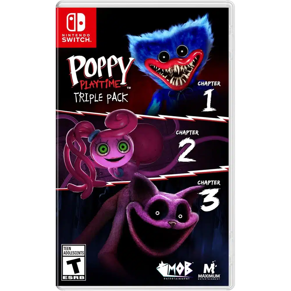 Poppy Playtime Triple Pack – Nintendo Switch | Chapters 1-3 Horror Adventure Bundle 1 Poppy Playtime Triple Pack by Maximum - Totot.ae UAE