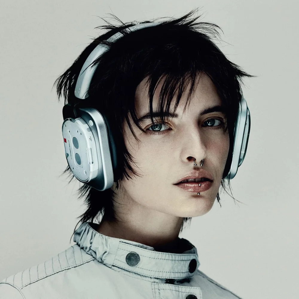 CMF Nothing Headphone 1, Hybrid Active Noise Cancelling, Wireless Over-Ear, 80Hrs Playtime, Hi-Res Audio, KEF-Tuned, Spatial Sound, White 6 CMF Nothing Headphone 1, Hybrid Active Noise Cancelling, Wireless Over-Ear, 80Hrs Playtime, Hi-Res Audio, KEF-Tuned, Spatial Sound, White - Image 6