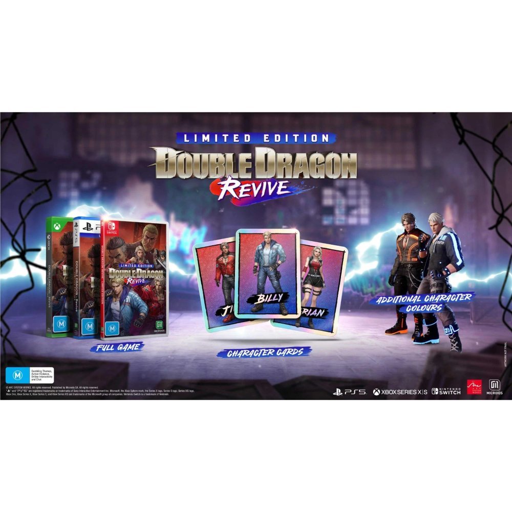 Double Dragon Revive Limited Edition Nintendo Switch, Digital Game, 4K Enhanced, Exclusive Content 2 Double Dragon Revive Limited Edition Nintendo Switch, Digital Game, 4K Enhanced, Exclusive Content - Image 2