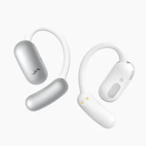 Soundcore AeroFit 2 AI Assistant Open-Ear Headphones by Anker – Smart Voice Control, Deep Bass, Bluetooth 5.4, 42H Playtime, IP55 Sweatproof – White