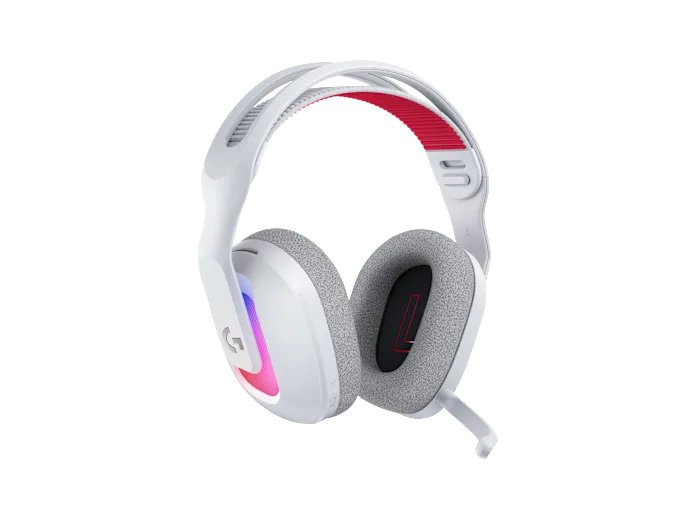 Logitech G Astro A20 X Wireless Gaming Headset – PRO-G 40mm Drivers, 24-bit LIGHTSPEED/BT 5.3, LIGHTSYNC RGB, Multi-Platform PLAYSYNC Audio – White 2 Astro A20 X product view - Totot.ae