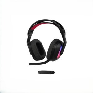 Logitech G Astro A20 X Wireless Gaming Headset – PRO-G 40mm Drivers, 24-bit LIGHTSPEED/BT 5.3, LIGHTSYNC RGB, Multi-Platform PLAYSYNC Audio – Black