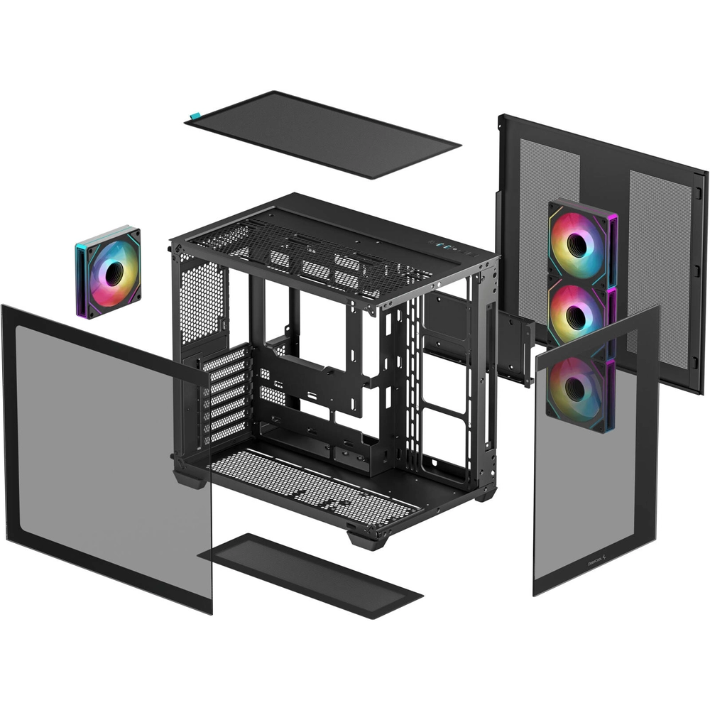 DeepCool CG530 4F ATX Computer Case with Four Pre-Installed 120mm aRGB Fans 12 DeepCool CG530 4F ATX Computer Case with Four Pre-Installed 120mm aRGB Fans - Image 12