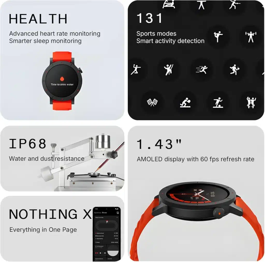 CMF Watch 3 Pro Smartwatch – Dark Grey 10 CMF Watch 3 Pro Dark Grey