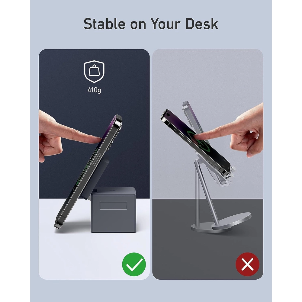 Anker 3-in-1 Cube Compatible with MagSafe – 15W Fast Charging Station for iPhone, Apple Watch & AirPods – Compact Foldable Magnetic Wireless Charger 3 Anker 3-in-1 Cube Compatible with MagSafe – 15W Fast Charging Station for iPhone, Apple Watch & AirPods – Compact Foldable Magnetic Wireless Charger - Image 3
