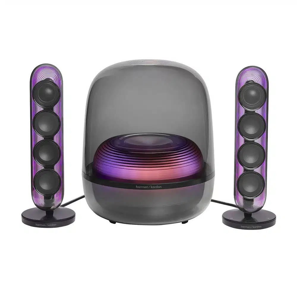 Harman Kardon SoundSticks 5 Wireless Bluetooth Speaker System, Premium Sound, Iconic Design, Deep Bass, Black 1 Harman Kardon Soundsticks 5 Black