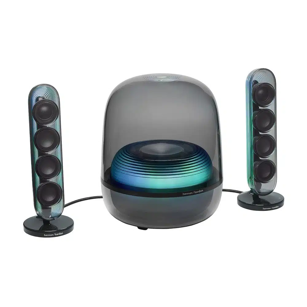 Harman Kardon SoundSticks 5 Wireless Bluetooth Speaker System, Premium Sound, Iconic Design, Deep Bass, Black 2 Soundsticks 5 Black