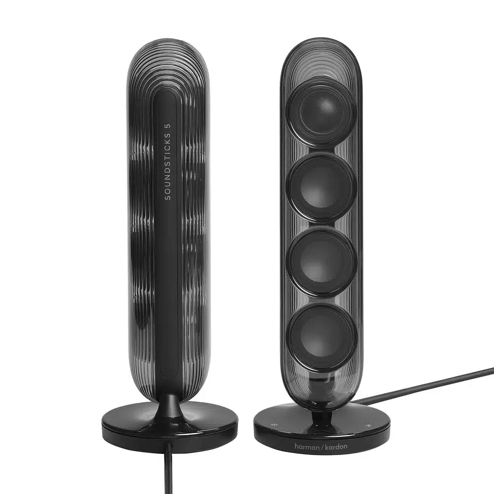 Harman Kardon SoundSticks 5 Wireless Bluetooth Speaker System, Premium Sound, Iconic Design, Deep Bass, Black 6 Harman Kardon SoundSticks 5 Wireless Bluetooth Speaker System, Premium Sound, Iconic Design, Deep Bass, Black - Image 6