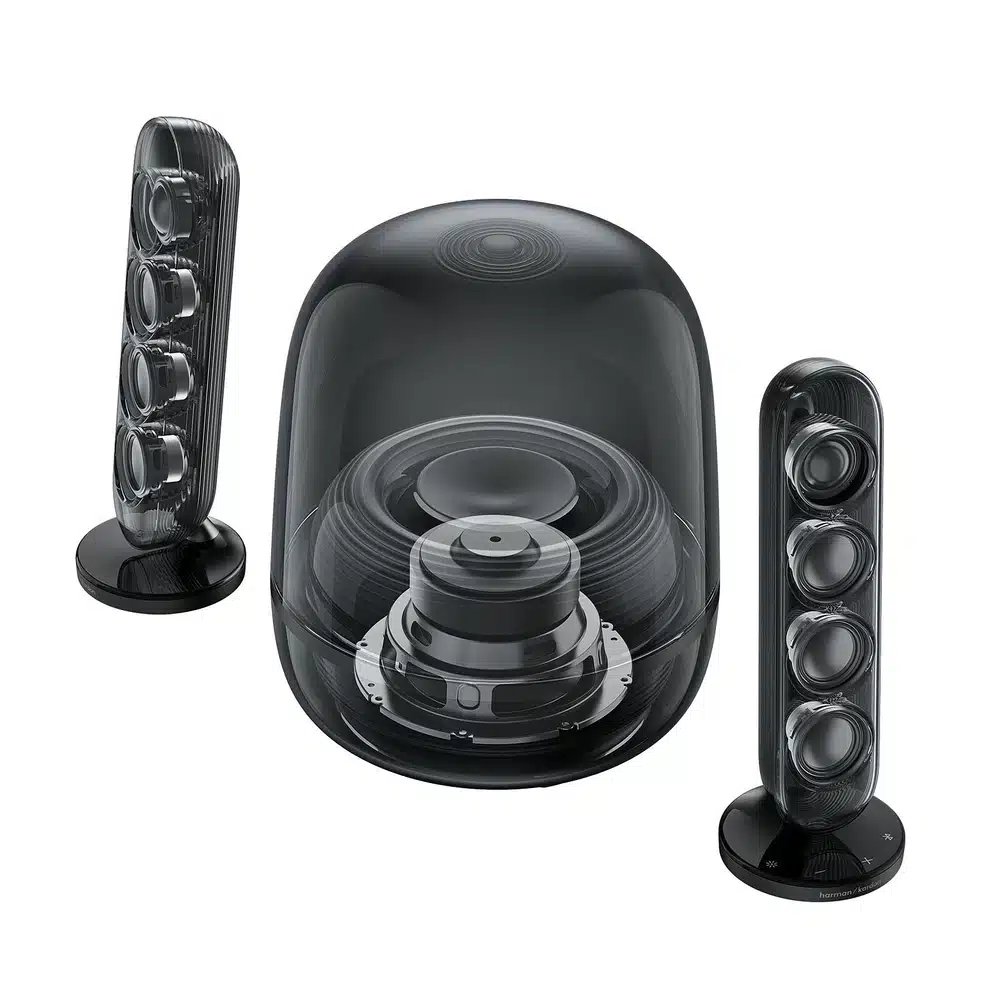 Harman Kardon SoundSticks 5 Wireless Bluetooth Speaker System, Premium Sound, Iconic Design, Deep Bass, Black 4 Soundsticks 5 Black