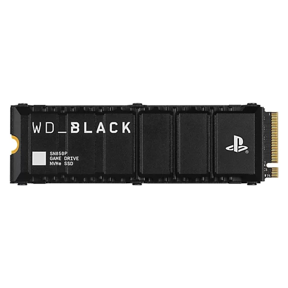 WD_BLACK SN850P NVMe Internal SSD 2TB, PCIe Gen4 Gaming Storage, Up to 7,300MB/s, Built in Heatsink 1 WD BLACK SN850P 2TB
