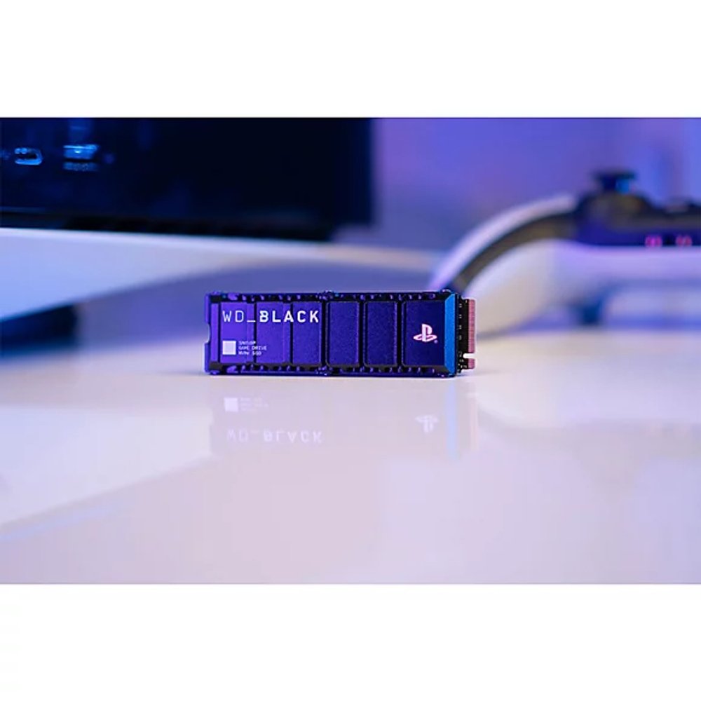 WD_BLACK SN850P NVMe Internal SSD 2TB, PCIe Gen4 Gaming Storage, Up to 7,300MB/s, Built in Heatsink 4 WD_BLACK SN850P NVMe Internal SSD 2TB, PCIe Gen4 Gaming Storage, Up to 7,300MB/s, Built in Heatsink - Image 4