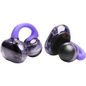 JBL Soundgear Clips - Open-Ear Headphones, SonicArc Design, 32H Playtime, IP54, Ghost Purple