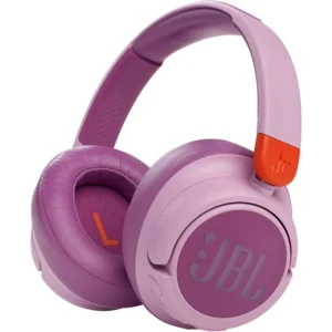 JBL JR460NC Kids Headphones - Wireless Over-Ear, ANC, 20H Battery, Volume-Limited, Pink