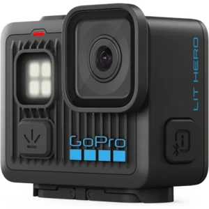 GoPro LIT HERO Action Camera - 4K Video, Built-In Light, Waterproof 5m, Ultra Compact, Rugged