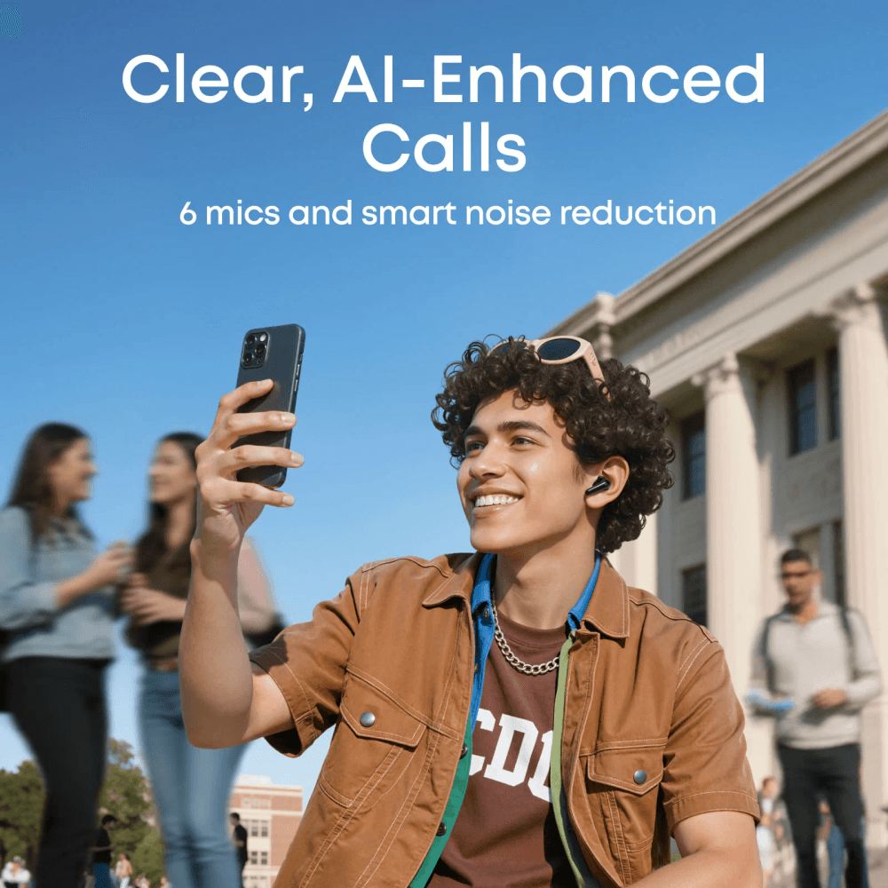 Soundcore R60i NC - Real-Time Adaptive Noise Cancelling Earbuds, Hi-Res Certified Sound with LDAC, Instant AI Translation, Adventurer Black - Image 3