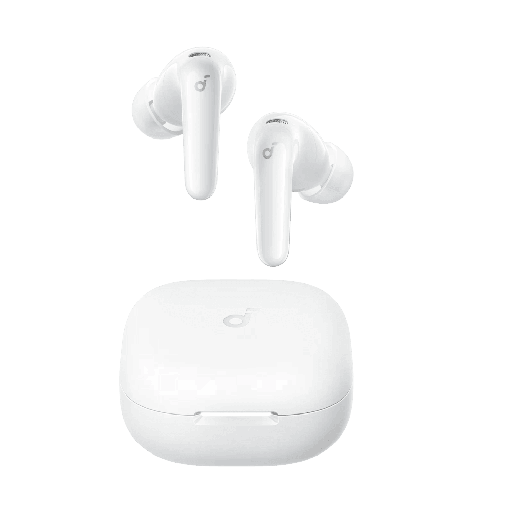Soundcore R60i NC - Real-Time Adaptive Noise Cancelling Earbuds, Hi-Res Sound with LDAC, Instant AI Translation, Pure White
