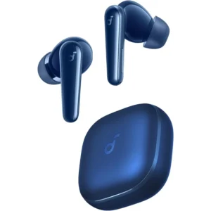 Soundcore Liberty 5 by Anker - Noise-Cancelling Earbuds, Adaptive ANC, Dolby Audio, 6-Mic AI Calls, Fast Charging, Blue
