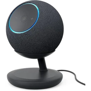 Amazon Echo Dot Max Bundle  (Newest) + USB-C Charging Stand, Graphite, Smart Speaker with Alexa, Black