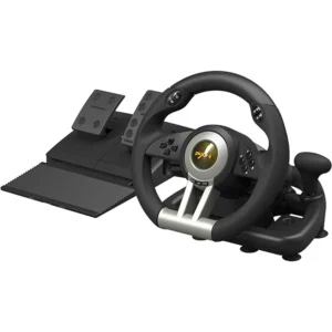 PXN V3 Pro Gaming Steering Wheel - 180° Rotation, Vibration Feedback, Speed Shift Paddle, Multi-Platform Compatible