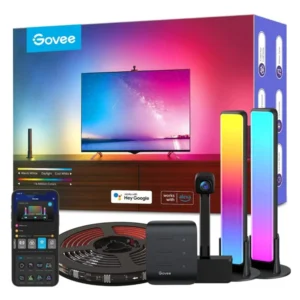 Govee DreamView T1 Pro TV Backlight - Camera Sync, RGBIC, App Control, Music Sync, Gaming Mode, Alexa & Google