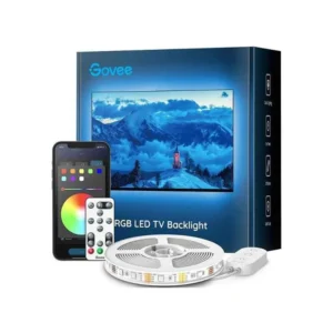 Govee TV LED Backlight 10ft - Smart RGBIC Strip, App Control, Music Sync, Voice Control, DIY Scenes, Alexa & Google