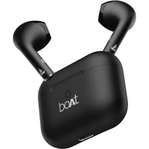 boAt Airdopes Alpha TWS Earbuds - 35H Playback, ASAP Charge, BEAST Mode, ENx Tech, IPX5, Jet Black