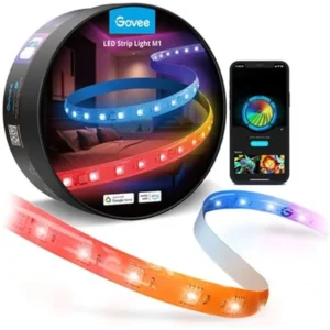 Govee 16.4ft RGBICW LED Strip Lights 5M - Smart App Control, Music Sync, Voice Control, Alexa & Google, Cuttable