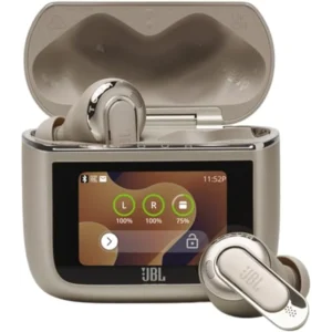 JBL Tour Pro 3 True Wireless Earbuds - ANC, JBL Spatial 360, Head Tracking, 40H Battery, Bluetooth, Beige