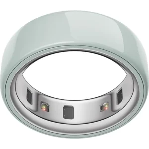 Oura Ring 4 Ceramic Tide Size 8 - Smart Ring, Sleep & Heart Rate Tracking, 8-Day Battery, iOS/Android