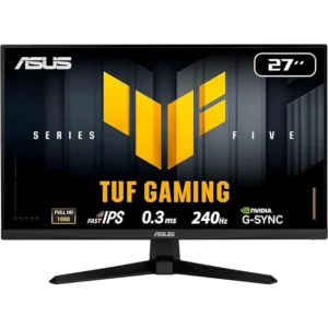 ASUS TUF Gaming VG279QM5A-J 27" Monitor - FHD 1080P, 240Hz, 0.3ms, Fast IPS, G-Sync/FreeSync, Black, Infiniarc Edition