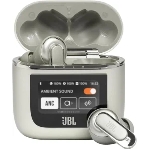 JBL Tour Pro 2 True Wireless Earbuds - ANC, Smart Case, 6-Mic, LE Audio, Bluetooth 5.3, Champagne