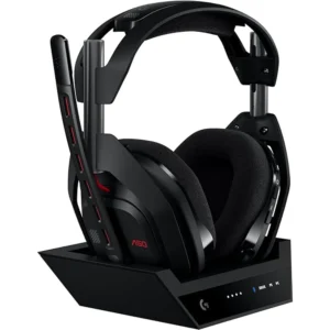 Logitech G Astro A50 Omni - Wireless Gaming Headset, PLAYSYNC Audio Switcher, PS5/Xbox/PC, 24hr Battery, Black