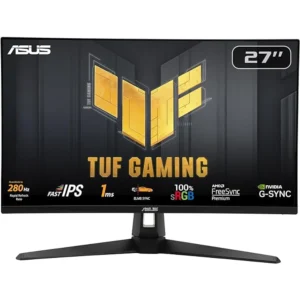 ASUS TUF Gaming VG279QM1A 27" Monitor - FHD 1080P, 280Hz OC, Fast IPS, ELMB Sync, 1ms GTG, G-Sync/FreeSync, Black