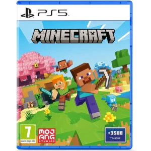 Minecraft - PS5: Open-World Sandbox Adventure, Creative & Survival Modes, Multiplayer, 4K HDR, PlayStation 5