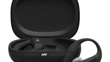 JBL Endurance Peak 4 Black/Grey - True Wireless Sports Earbuds, ANC, 48H Battery, IP68