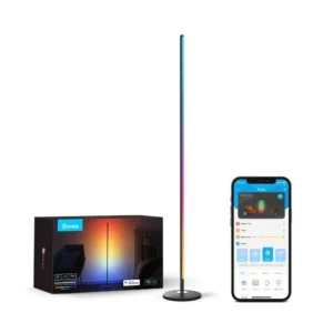 Govee RGBICW Smart Corner Floor Lamp - WiFi+BLE, 1000 Lumens, 14 Segments, Music Sync, Voice Control, DIY Mode