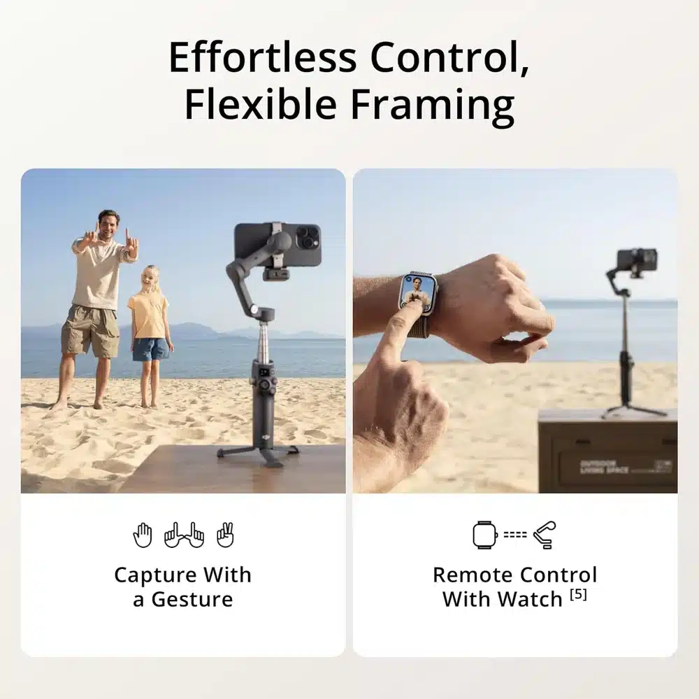DJI Osmo Mobile 7P Gray - 3-Axis Phone Gimbal, Extension Rod, ActiveTrack 7.0, 10H Battery 12 DJI Osmo Mobile 7P alternate view - Totot.ae