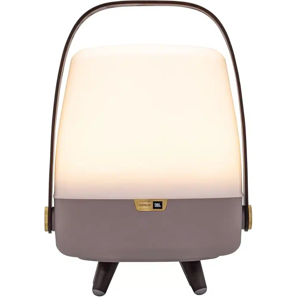 Kooduu Lite-up Play Mini Earth Portable Bluetooth Speaker Lamp with Sound by JBL, 8W Audio, Wooden Handle and 11-Hour Battery 6 Kooduu Lite-up Play Mini portable speaker lamp in earth with wooden handle