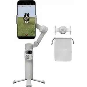 DJI Osmo Mobile 7 Gray – 3-Axis Phone Gimbal Stabilizer, ActiveTrack 7.0, 10H Battery, Built-in Tripod