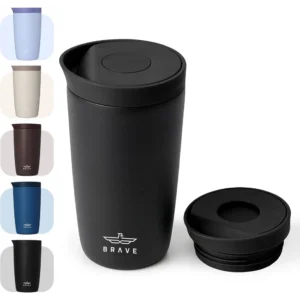 Brave Ceramic Coffee Mug black Premium Inspirational Tea Coffee Cup Durable Everyday Drinkware Gift Mug 350ml