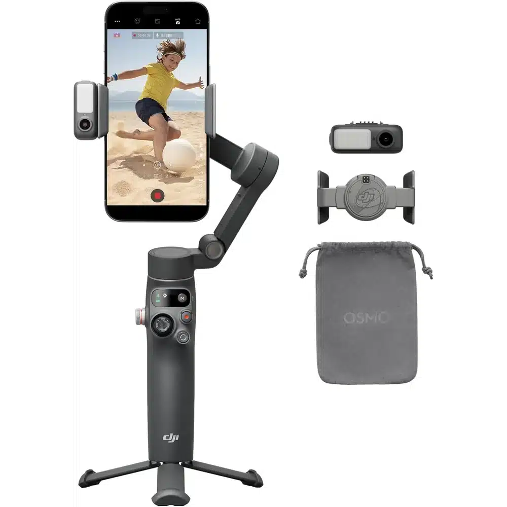 DJI Osmo Mobile 7P Gray - 3-Axis Phone Gimbal, Extension Rod, ActiveTrack 7.0, 10H Battery 2 DJI Osmo Mobile 7P product view - Totot.ae