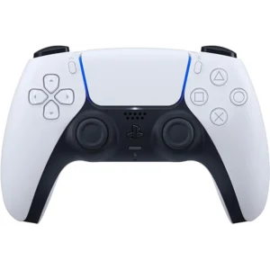 PlayStation 5 DualSense Wireless Controller - White, Haptic Feedback, Adaptive Triggers, PS5/PC/MAC/Mobile