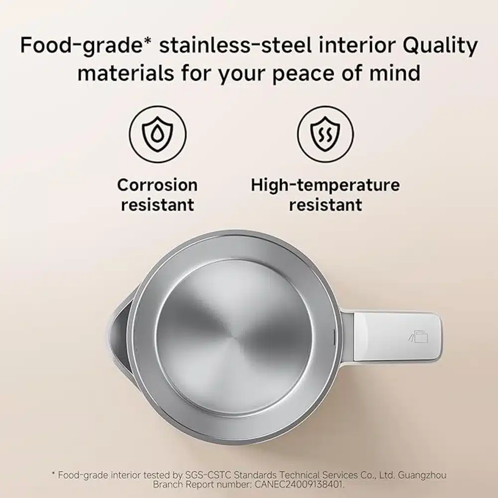 Xiaomi Electric Kettle 2 Lite 1.5L Fast Boil Electric Kettle with Double Layer Safety Design 2 Xiaomi Electric Kettle 2 Lite 1.5L Fast Boil Electric Kettle with Double Layer Safety Design - Image 2