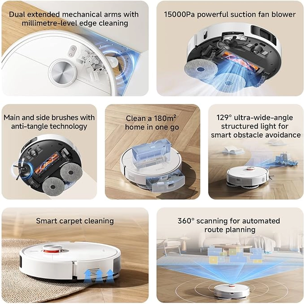 Xiaomi Robot Vacuum S40 Pro Smart Robotic Cleaner with Strong Suction App Control and Multi Surface Cleaning 2 Xiaomi Robot Vacuum S40 Pro Smart Robotic Cleaner with Strong Suction App Control and Multi Surface Cleaning - Image 2